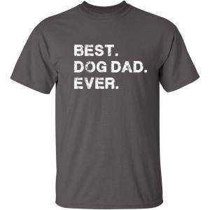 imageBest Dog Dad Ever for Dad Pet Lover Gift for Dad Funny T ShirtCharcoal1