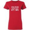 imageDogs Because People Suck Womens Pet Lovers Womens Funny TShirtRed