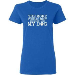 imageDogs Because People Suck Womens Pet Lovers Womens Funny TShirtRoyal
