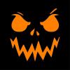 imageVampire Pumpkin Smile Face Emoticon Funny Halloween Mens TShirtBlack4
