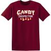 imageCandy Inspector Halloween Humor Graphic Novelty Sarcastic Funny T ShirtGarnet