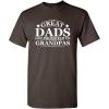 imageGreat Dads Get Promoted to Grandpas Humor Sarcasm Funny T ShirtBrown