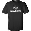 imageI Love Halloween Novelty Graphic Tee Costume Funny Halloween TShirtBlack