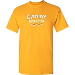 imageCandy Inspector Halloween Humor Graphic Novelty Sarcastic Funny T ShirtGold