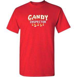 imageCandy Inspector Halloween Humor Graphic Novelty Sarcastic Funny T ShirtRed