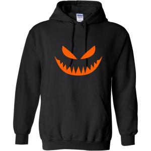 imageMean Pumpkin Emoticon Graphic Costume Funny Halloween TShirtBlack Hod