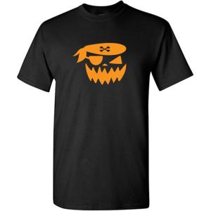 imageVampire Pumpkin Smile Face Emoticon Funny Halloween Mens TShirtBlack11