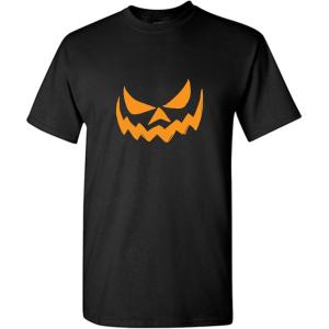 imageVampire Pumpkin Smile Face Emoticon Funny Halloween Mens TShirtBlack15