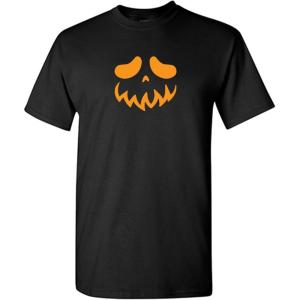 imageVampire Pumpkin Smile Face Emoticon Funny Halloween Mens TShirtBlack2