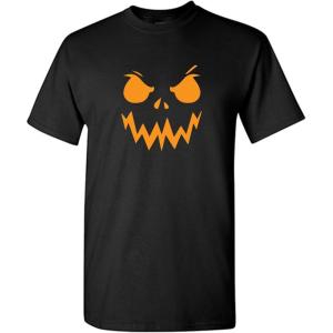 imageVampire Pumpkin Smile Face Emoticon Funny Halloween Mens TShirtBlack4