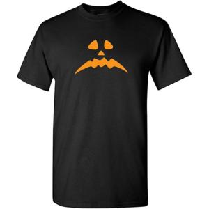 imageVampire Pumpkin Smile Face Emoticon Funny Halloween Mens TShirtBlack5