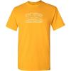 imagein My Defense I was Left Unsupervised Novelty Gag Gift Funny T Shirt for AnyoneGold