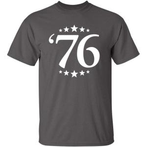 image76 Patriotic America USA 4th of July Adult Mens Graphic Novelty T ShirtCharcoal