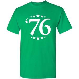 image76 Patriotic America USA 4th of July Adult Mens Graphic Novelty T ShirtIrish