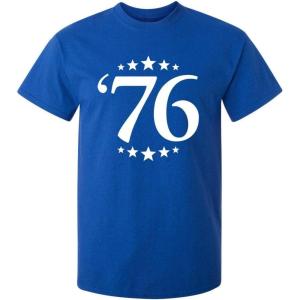 image76 Patriotic America USA 4th of July Adult Mens Graphic Novelty T ShirtRoyal