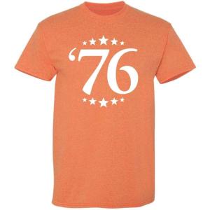 image76 Patriotic America USA 4th of July Adult Mens Graphic Novelty T ShirtSunset