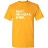 imageBest Grandpa Ever Gift Idea for Dad Novelty Humor Funny T ShirtGold