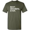 imageBest Grandpa Ever Gift Idea for Dad Novelty Humor Funny T ShirtMilitary