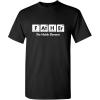 imageFather The Noble Element Graphic Novelty Super Soft Ringspun Funny T ShirtBlack