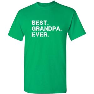 imageBest Grandpa Ever Gift Idea for Dad Novelty Humor Funny T ShirtIrish