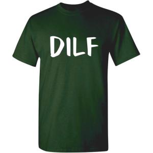 imageDILF Father Dad Graphic Novelty Sarcastic Funny T ShirtForest