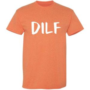 imageDILF Father Dad Graphic Novelty Sarcastic Funny T ShirtSunset