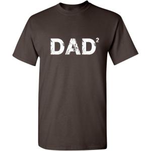 imageDad Squared Graphic Novelty Sarcastic Funny T ShirtBrown