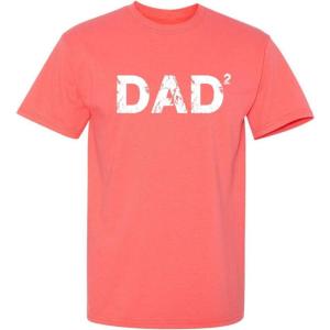 imageDad Squared Graphic Novelty Sarcastic Funny T ShirtCoral