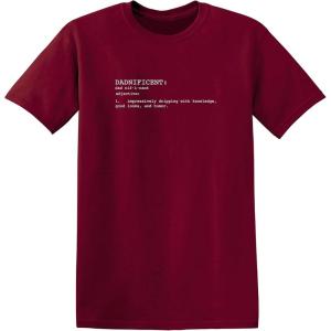 imageDadnificent Dad Fathers Day Graphic Novelty Sarcastic Funny T ShirtGarnet