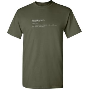imageDadnificent Dad Fathers Day Graphic Novelty Sarcastic Funny T ShirtMilitary