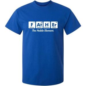 imageFather The Noble Element Graphic Novelty Super Soft Ringspun Funny T ShirtRoyal