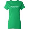 imageI Feel Sorry for People WHO Sarcastic Graphic Ladies Womens Funny T ShirtIrish
