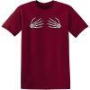 imageSkeleton Hands On Boobs Halloween Graphic Novelty Sarcastic Funny T ShirtGarnet