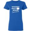 imageWooden Spoon Survivor Sarcastic Graphic Ladies Womens Funny T ShirtRoyal