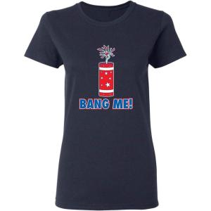 imageBang ME Funny Sarcastic Graphic Ladies Womens Funny T ShirtNavy