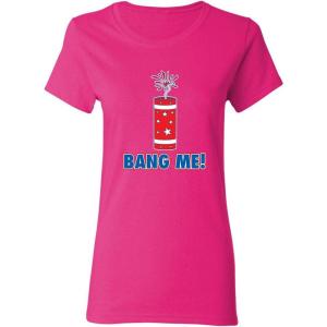 imageBang ME Funny Sarcastic Graphic Ladies Womens Funny T ShirtPink