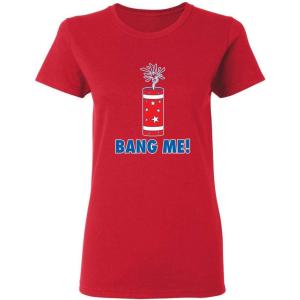 imageBang ME Funny Sarcastic Graphic Ladies Womens Funny T ShirtRed