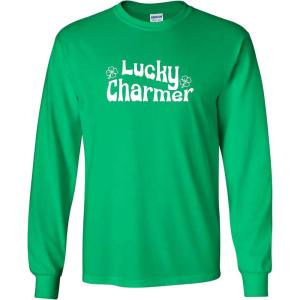 imageLucky Charmer St Patricks Day Novelty Sarcastic Funny T ShirtIrish Mls