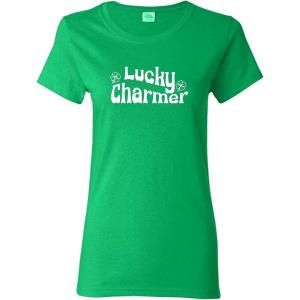 imageLucky Charmer St Patricks Day Novelty Sarcastic Funny T ShirtIrish Wc