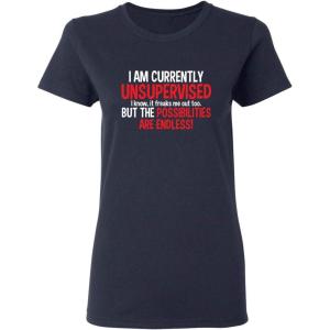 imagePossibilities Endless Sarcastic Graphic Novelty Womens Cool Funny T ShirtNavy
