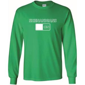 imageShenanigans On St Patricks Day Novelty Sarcastic Funny T ShirtIrish Mls