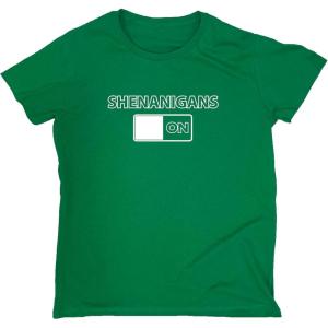imageShenanigans On St Patricks Day Novelty Sarcastic Funny T ShirtIrish Wc