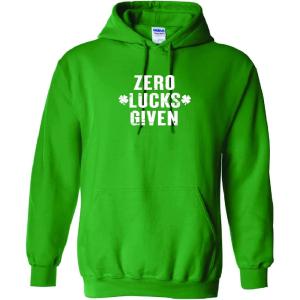 imageZero Lucks Given St Patricks Day Novelty Sarcastic Funny T ShirtIrish Hod
