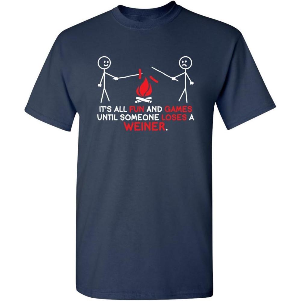 imageIts All Fun and Games Until Funny Novelty Graphic Sarcastic Funny TShirtNavy1