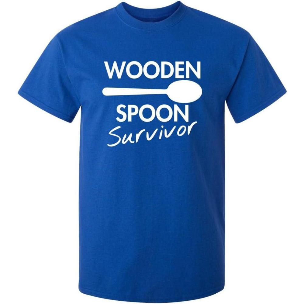 imageWooden Spoon Survivor Adult Humor Mens Graphic Novelty Sarcastic Funny T ShirtRoyal