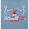 imageIts All Fun and Games Until Funny Novelty Graphic Sarcastic Funny TShirtBrown