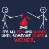 imageIts All Fun and Games Until Funny Novelty Graphic Sarcastic Funny TShirtGold