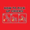 imagePick Up Chicks Graphic Novelty Sarcastic Funny T ShirtHeather Military