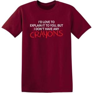 imageId Love to Explain It to You Graphic Novelty Sarcastic Funny T ShirtGarnet