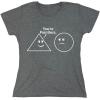 imageYoure Pointless Geometric Shapes Novelty Funny Abstract Design T ShirtHeather Grey